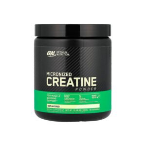Optimum Nutrition, Creatina micronizada en polvo, Sin sabor 300g